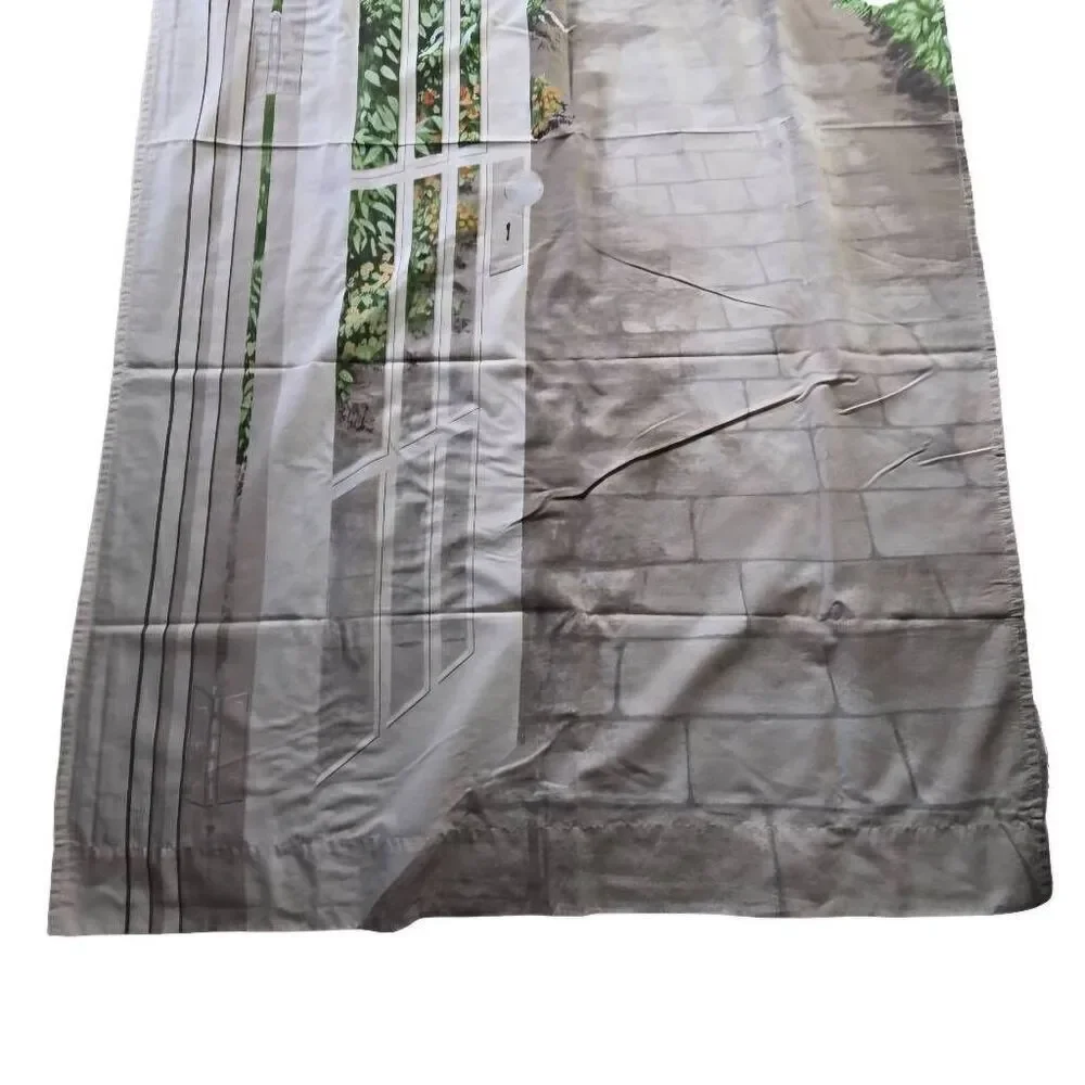Landscape Curtains Window Art Murals 2 English Garden Panels Louise Hamil